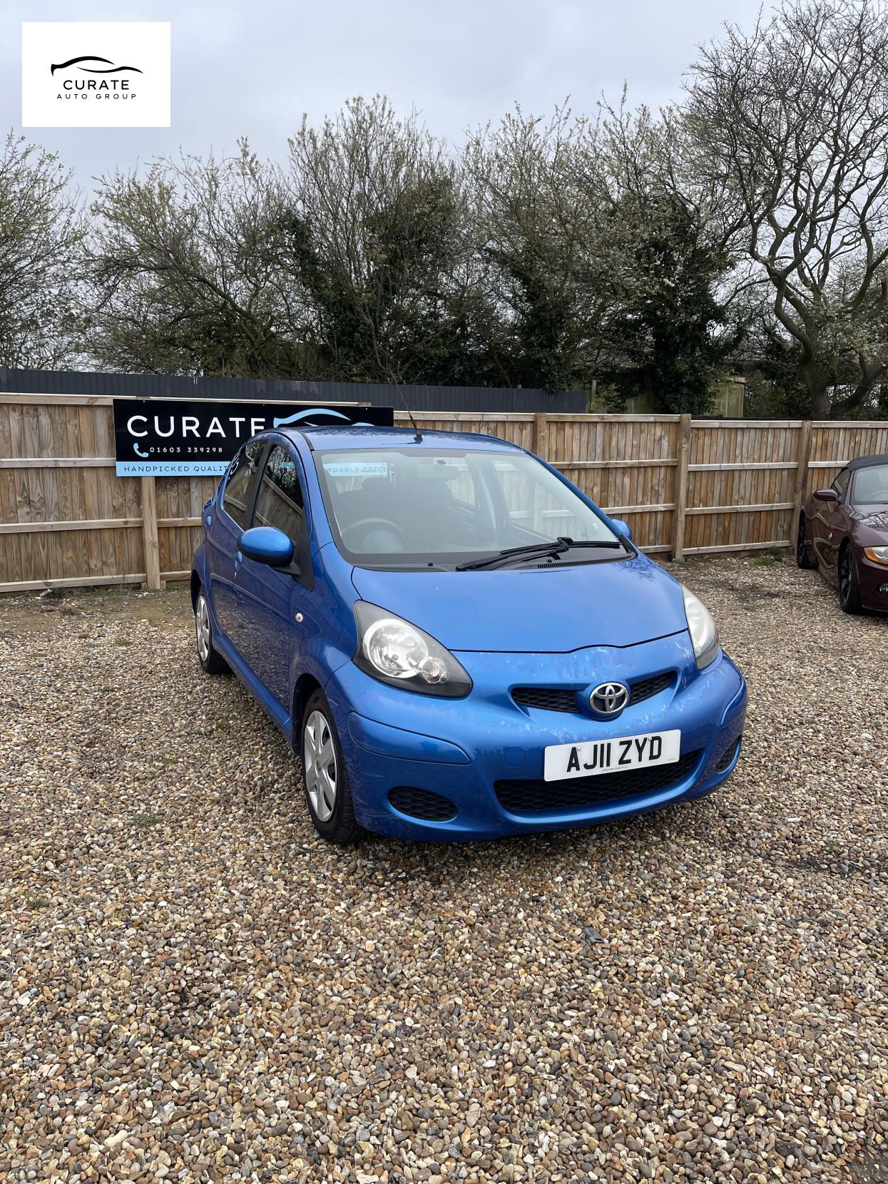 Toyota AYGO 1.0 VVT-i Blue Hatchback 5dr Petrol Manual Euro 5 (67 ps)