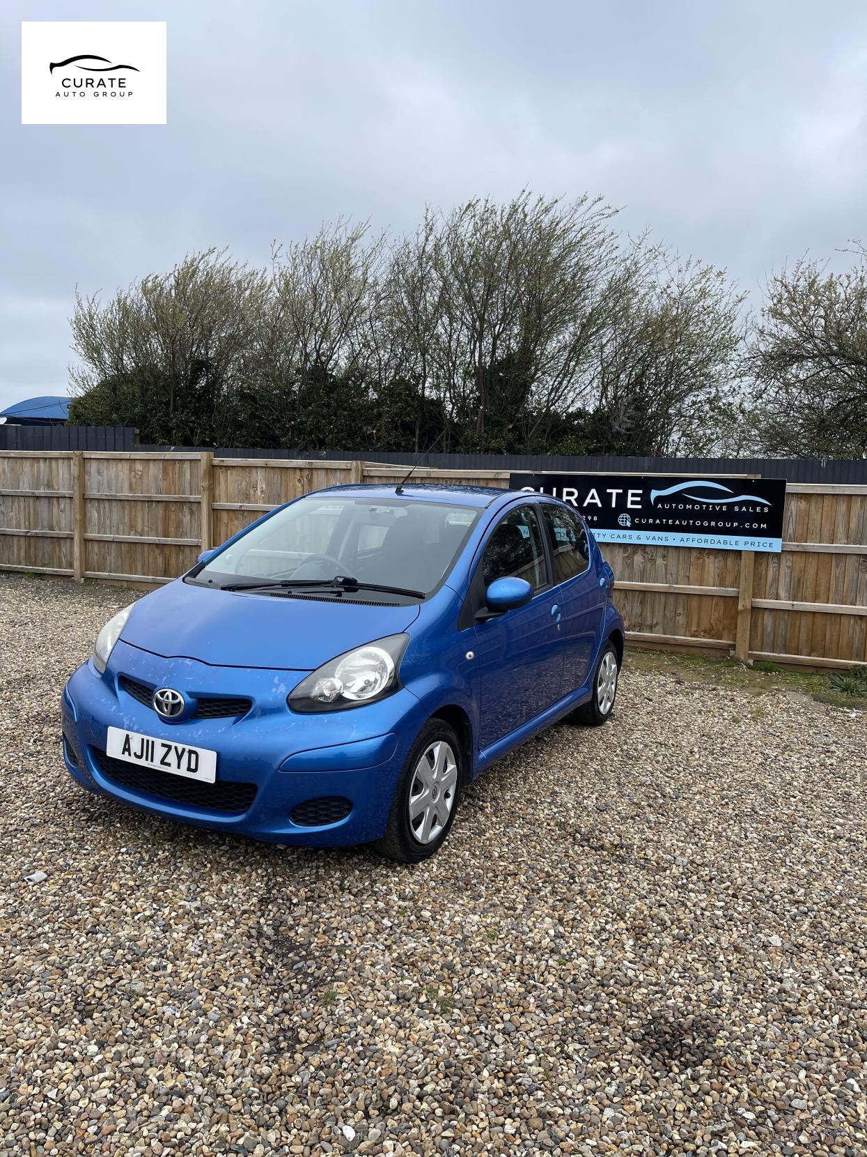 Toyota AYGO 1.0 VVT-i Blue Hatchback 5dr Petrol Manual Euro 5 (67 ps)